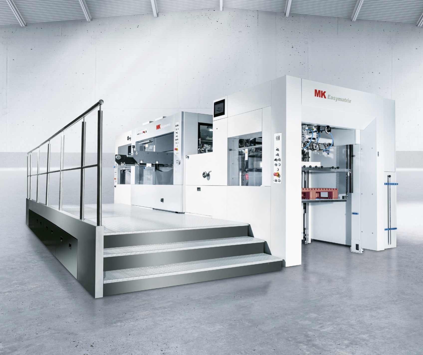 MK Easymatrix automatic platen die cutter